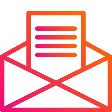 E- posta Vektör Simgesi Tasarım Illustratio