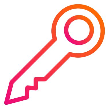 Anahtar Vektörü Simgesi Tasarım Illustratio