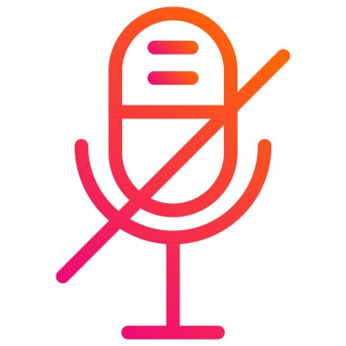 Dilsiz Vektör Simgesi Tasarım Illustratio