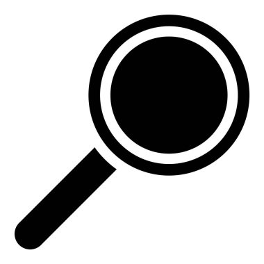 Arama Vektörü Simgesi Tasarım İllüstrasyonu