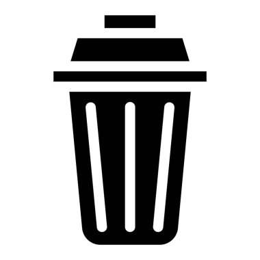 Çöp Vektörü Simgesi Tasarımı Illustratio