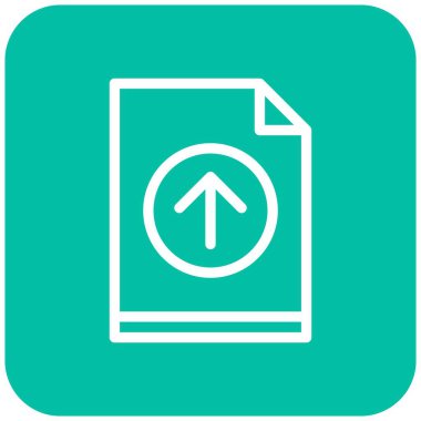 Vektör Simgesi Tasarım İllüstrasyonunu Yükle