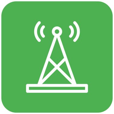 Anten Vektör Simgesi Tasarımı Çizim Oranı