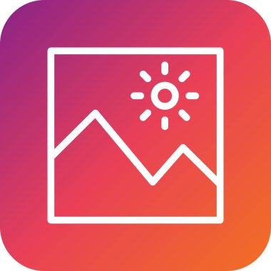  Resim Vektörü Simgesi Tasarım İllüstrasyonu