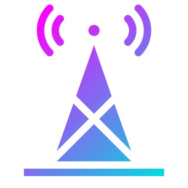 Anten Vektör Simgesi Tasarımı Çizim Oranı