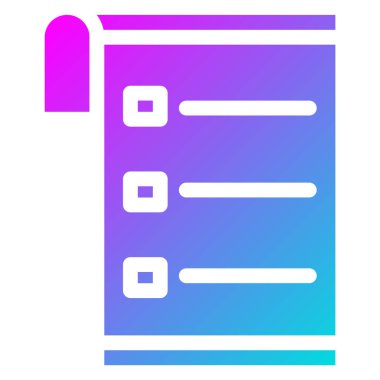 Liste Vektörü Simgesi Tasarımı Illustratio