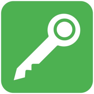 Anahtar Vektörü Simgesi Tasarım Illustratio