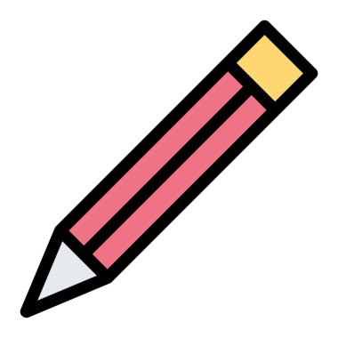Kalem Vektörü Simgesi Tasarım Illustratio