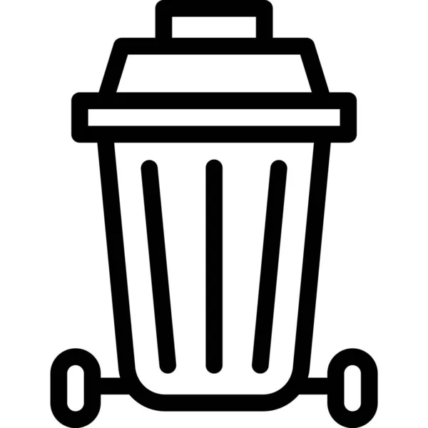 Trash Vector Icon Design Illustratio — Stockvektor