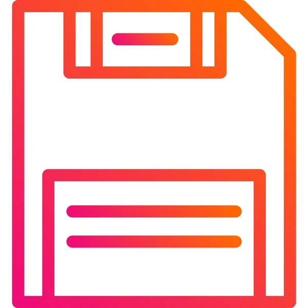 Floppy Disk Vector Icon Design Illustratio — Stockvektor