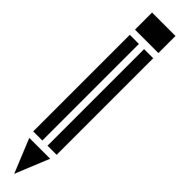 Kalem Vektörü Simgesi Tasarım Illustratio — Stok Vektör