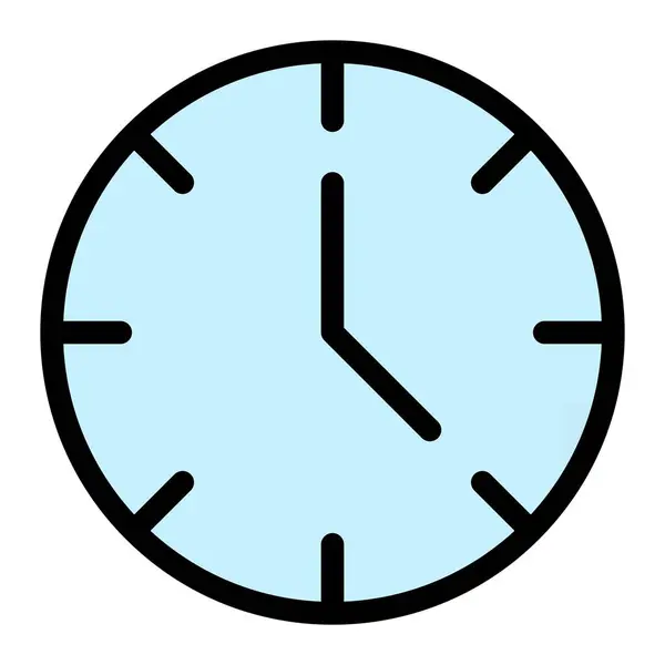 Relógio Vector Ícone Design Illustratio —  Vetores de Stock