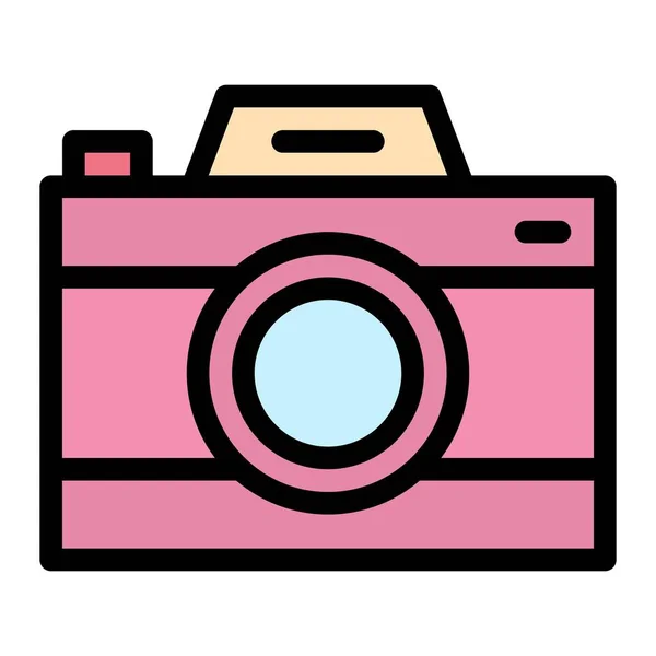 Ilustração Projeto Ícone Vetor Câmera — Vetor de Stock
