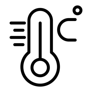 Celsius Vektör Simgesi Tasarım Illustratio