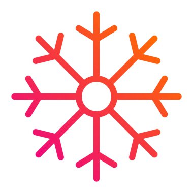 Kar Tanesi Vektör Simgesi Tasarımı Çizim Oranı