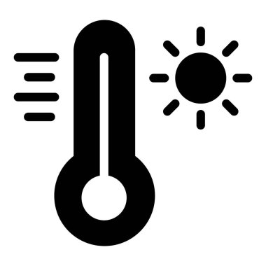 Sıcak Vektör Simgesi Tasarım Illustratio