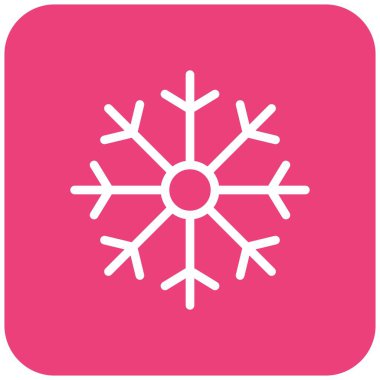 Kar Tanesi Vektör Simgesi Tasarımı Çizim Oranı