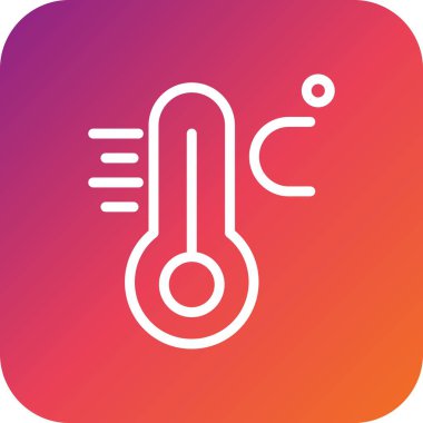 Celsius Vektör Simgesi Tasarım Illustratio