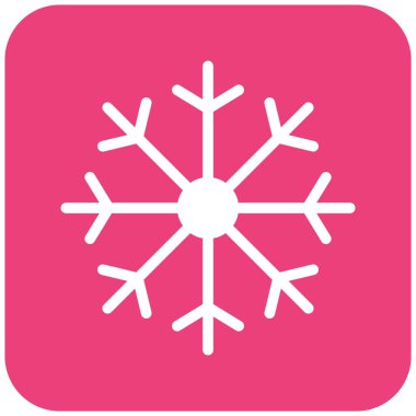 Kar Tanesi Vektör Simgesi Tasarımı Çizim Oranı