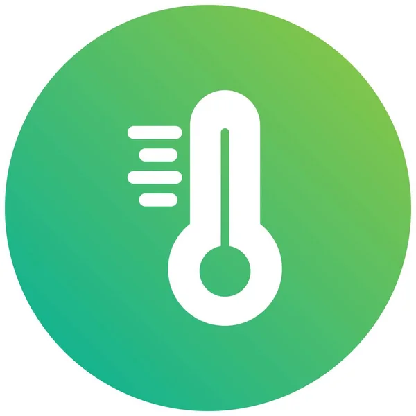 Termometre Vektör Simgesi Tasarım Çizimi — Stok Vektör