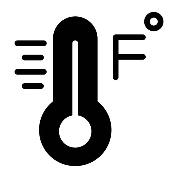 Fahrenheit Vektor Ikon Design Illustratio — Stock vektor