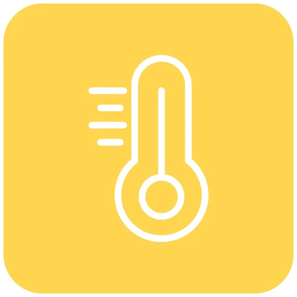 Hőmérő Vektor Ikon Tervezés Illustratio — Stock Vector