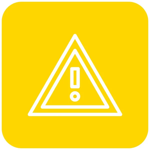 Warnung Vector Icon Design Illustratio — Stockvektor