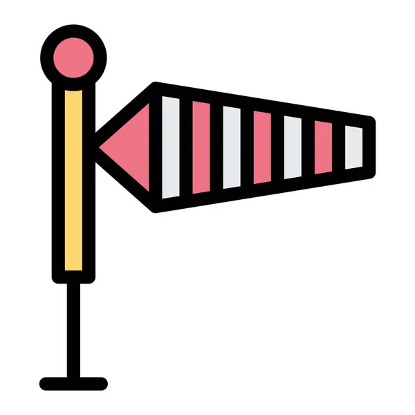 Wind Sign Vector Icon Design Illustratio — Stock Vector
