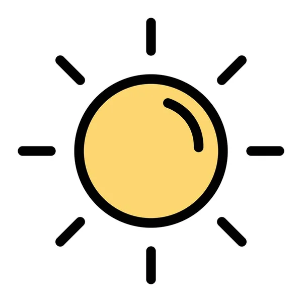 Projekt Ikony Wektora Słońca Illustratio — Wektor stockowy
