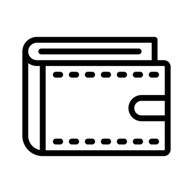 Cüzdan Vektörü Simgesi Tasarımı Illustratio