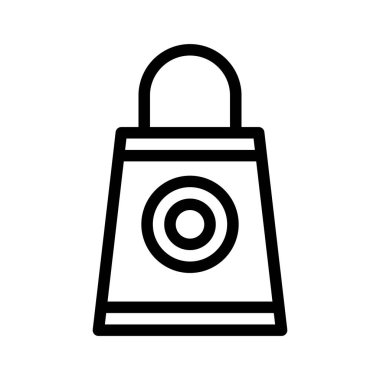 Alışveriş Torbası Vektör Simgesi Tasarımı Illustratio