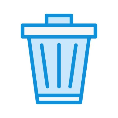 Çöp Vektörü Simgesi Tasarımı Illustratio