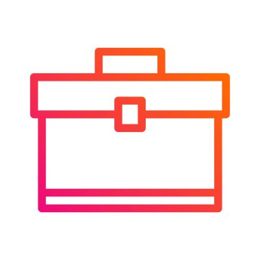 Evrak Çantası Vektör Simgesi Tasarımı Illustratio