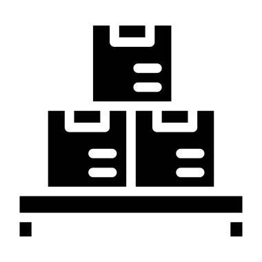 Paket Vektörü Simgesi Tasarımı Illustratio