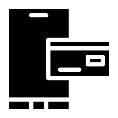 Çevrimiçi Ödeme Vektörü Simgesi Tasarımı Illustratio