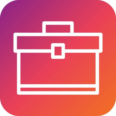 Evrak Çantası Vektör Simgesi Tasarımı Illustratio