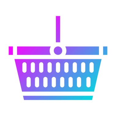 Alışveriş Sepeti Vektör Simgesi Tasarımı Illustratio