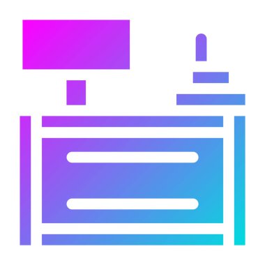 Para Sayacı Vektör Simgesi Tasarımı Illustratio