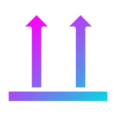 Kırılgan Vektör Simgesi Tasarımı İllüstrasyonu