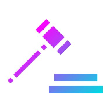 Açık Artırma Vektörü Simgesi Tasarımı Illustratio