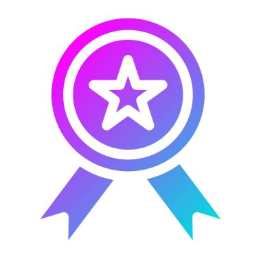 Rozet Vektörü Simgesi Tasarımı Illustratio