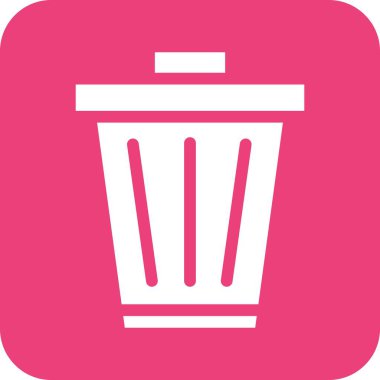 Çöp Vektörü Simgesi Tasarımı Illustratio