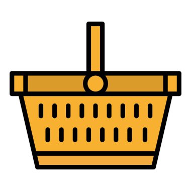 Alışveriş Sepeti Vektör Simgesi Tasarımı Illustratio