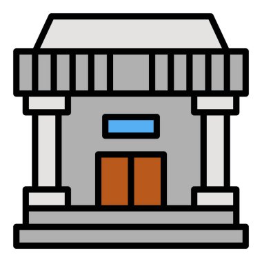 Banka Vektörü Simgesi Tasarımı Illustratio