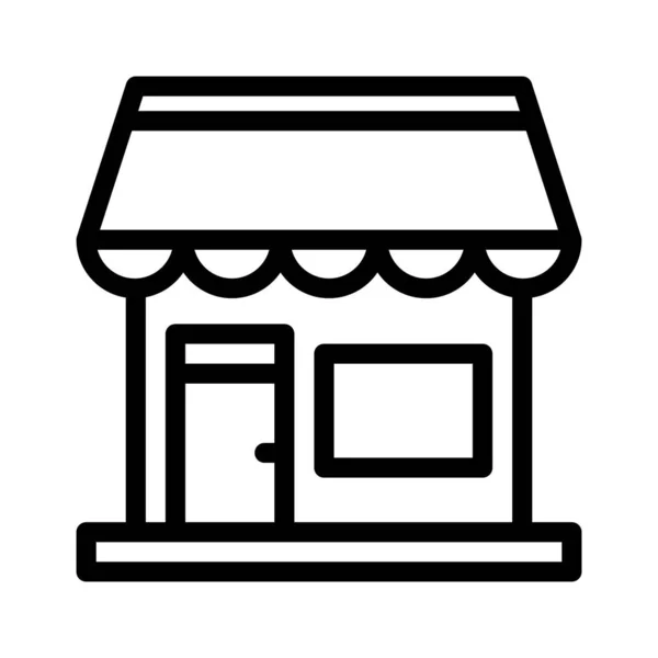 Loja Vector Icon Design Illustratio — Vetor de Stock
