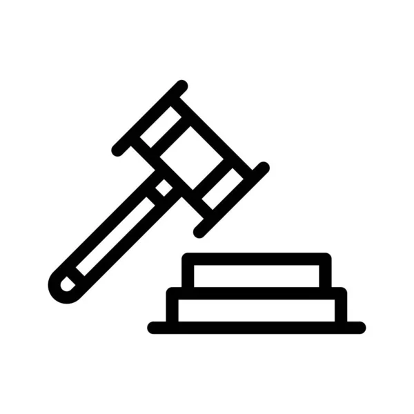 Auktion Vector Icon Design Illustratio — Stockvektor