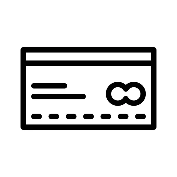 Konstrukce Ikon Vektor Kreditní Karty Illustratio — Stockový vektor