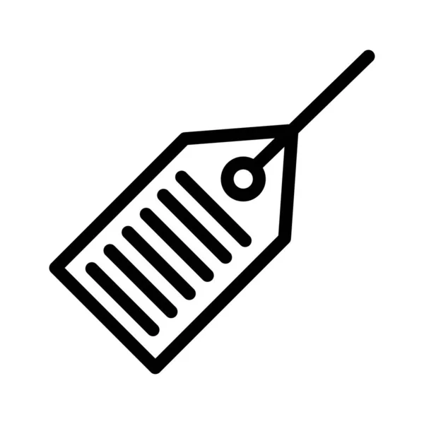 Projektowanie Ikony Wektora Tagu Illustratio — Wektor stockowy