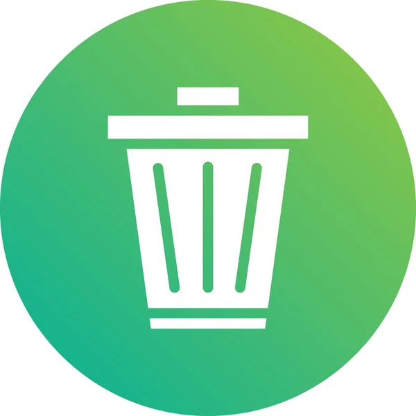 Lixo Vector Icon Design Illustratio — Vetor de Stock