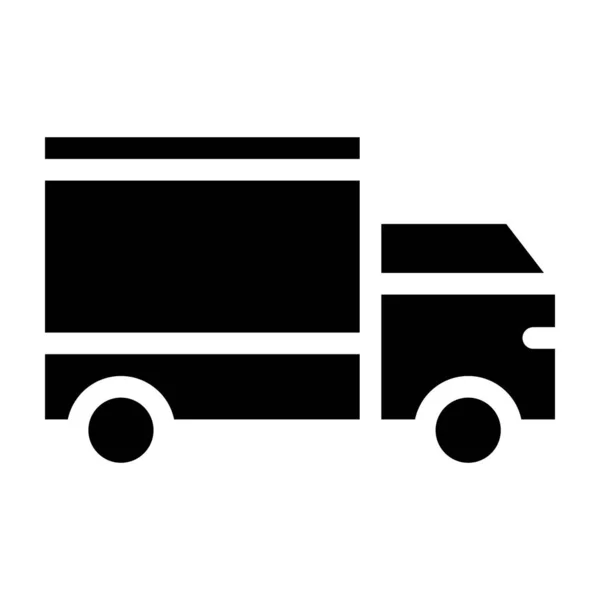 Dostawa Ciężarówka Wektor Ikona Projekt Ilustracja — Wektor stockowy
